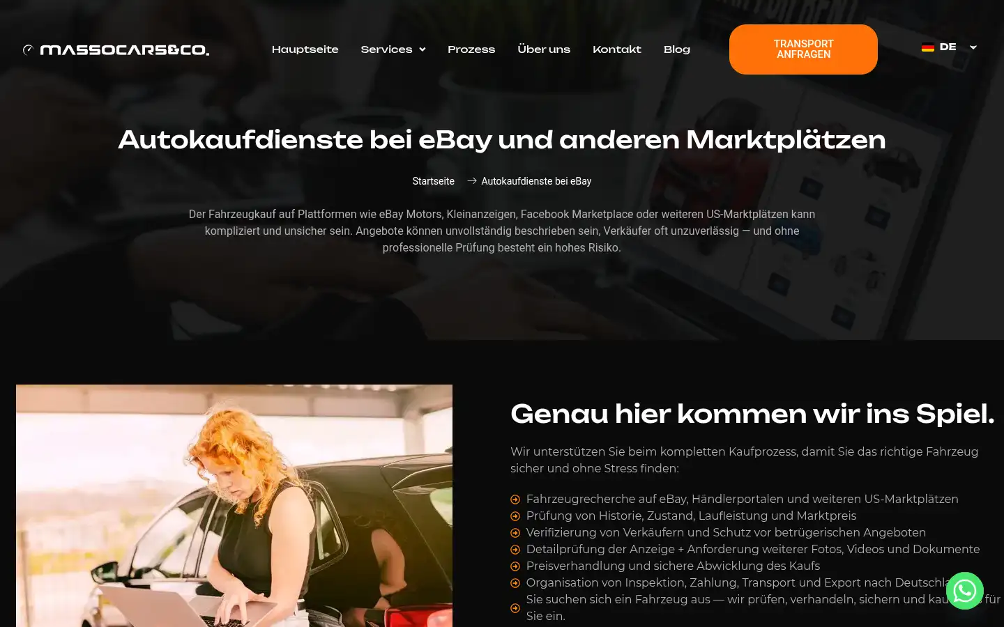 Screenshot of massocars.de