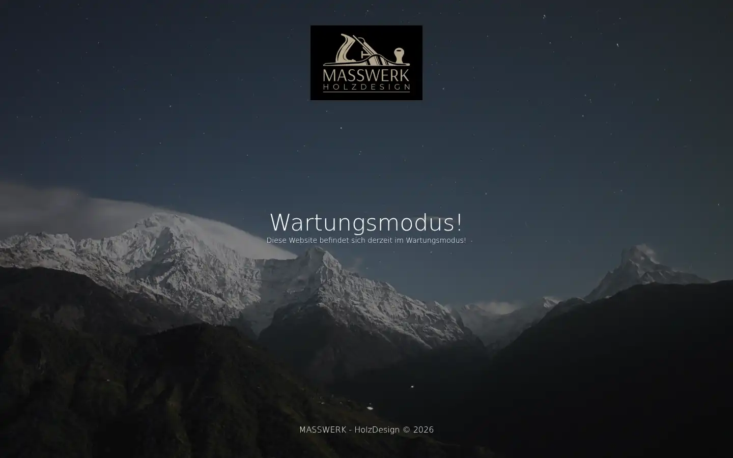 Screenshot of masswerk-holzdesign.de