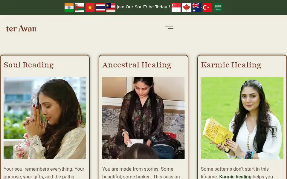 Screenshot of masteravantika.com