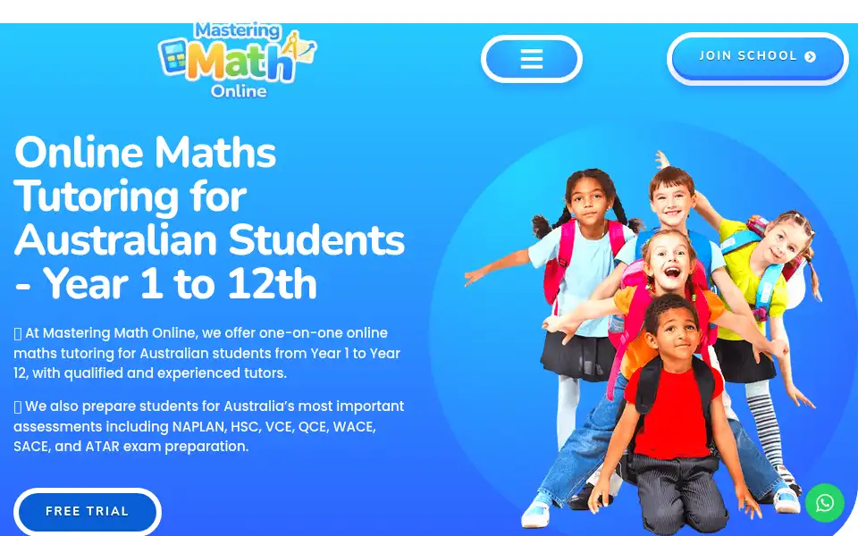 Screenshot of masteringmathonline.com