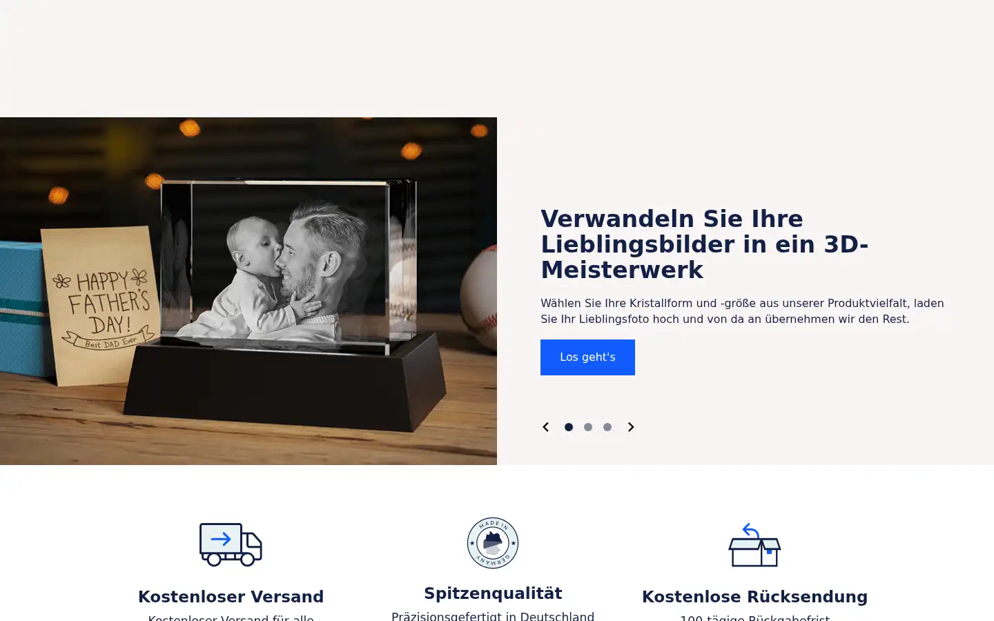 Screenshot of masterpics3d.de