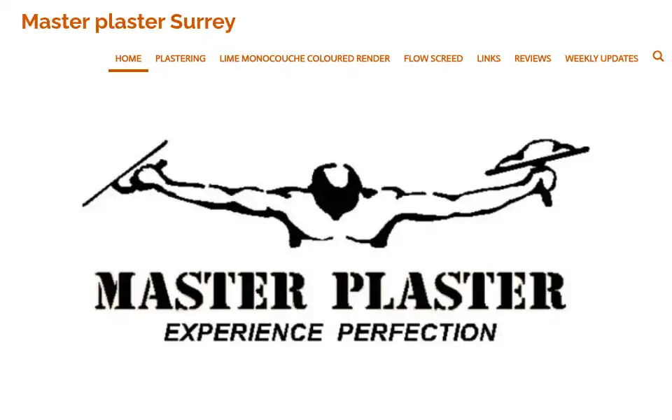Screenshot of masterplastersurrey.co.uk