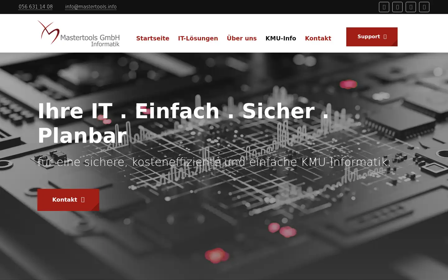 Screenshot of mastertools.ch