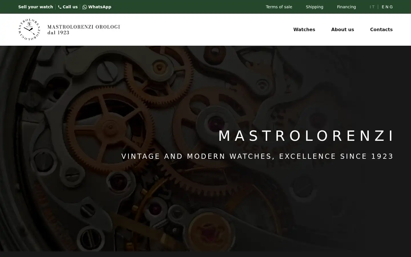 Screenshot of mastrolorenzi.com