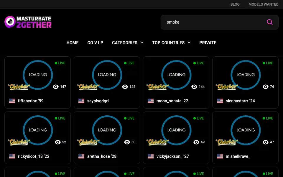 Screenshot of masturbate2gether.com