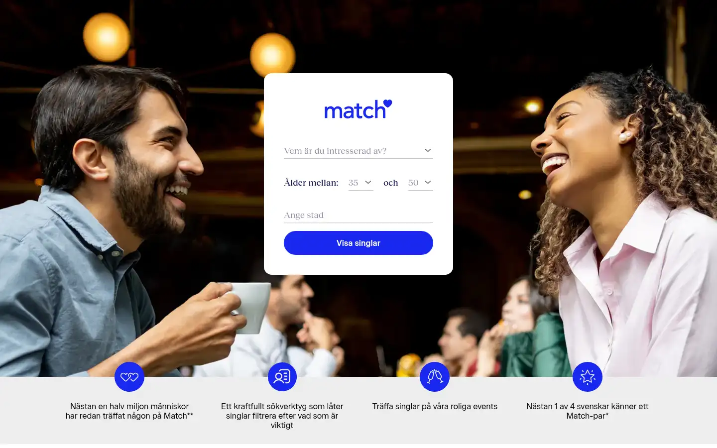 Screenshot of match.se