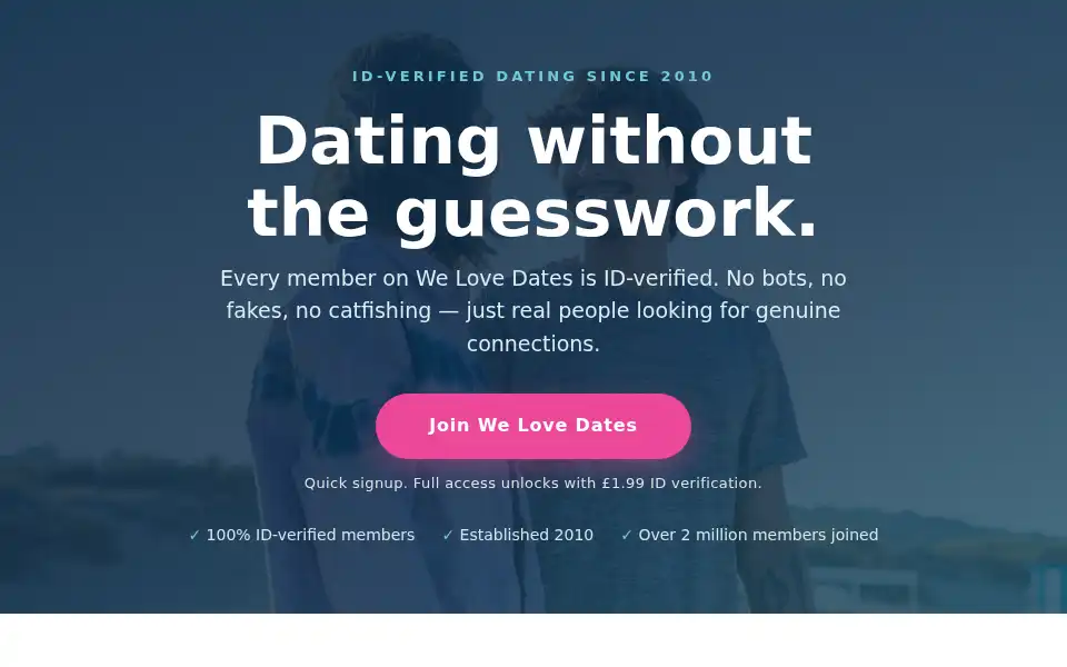 Screenshot of matchmehappy.co.uk