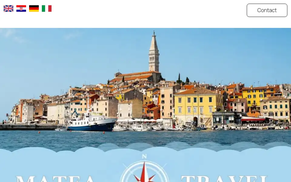Screenshot of matea-travel.hr