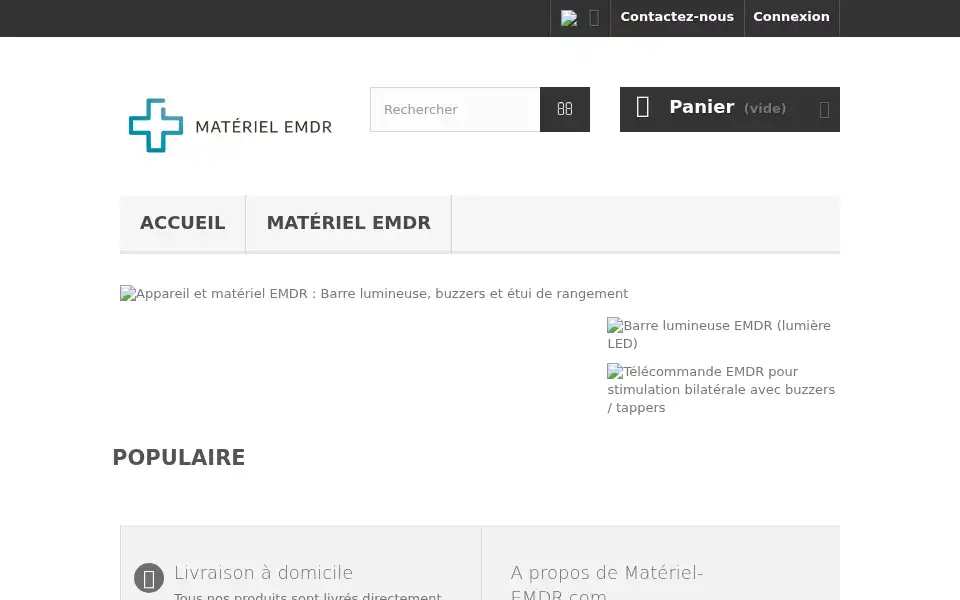 Screenshot of materiel-emdr.com