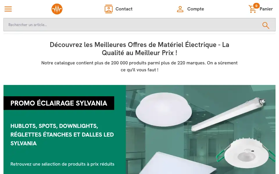 Screenshot of materielelectrique.com