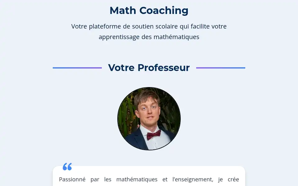 Screenshot of math-coaching.com
