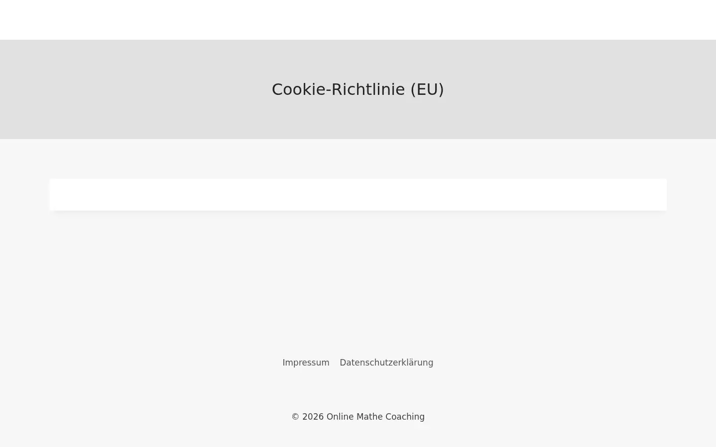 Screenshot of mathecoach.online