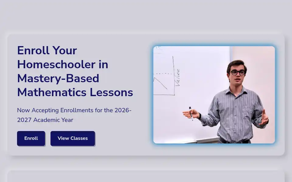 Screenshot of mathnav.com