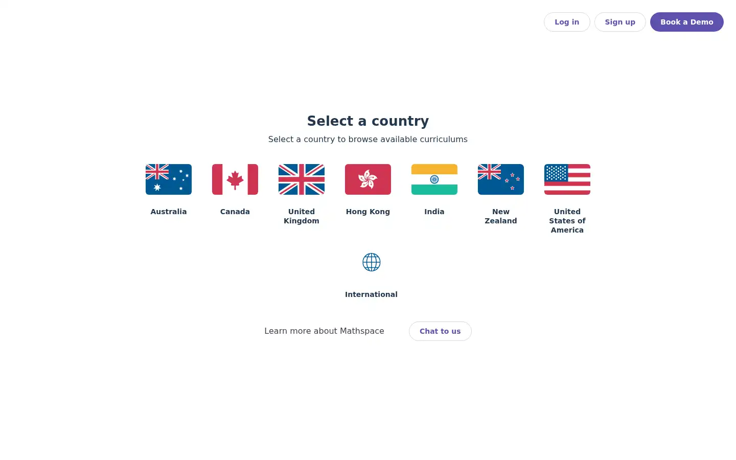 Screenshot of mathspace.co