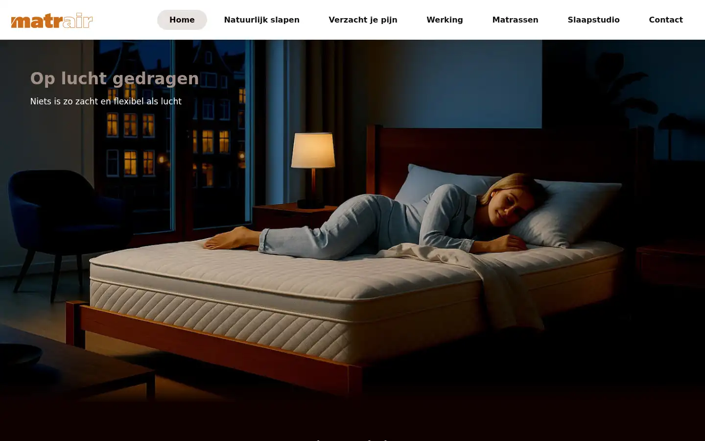 Screenshot of matrair.nl