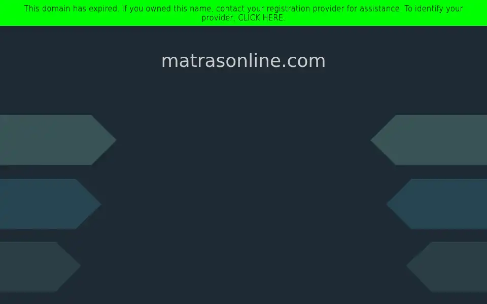 Screenshot of matrasonline.com