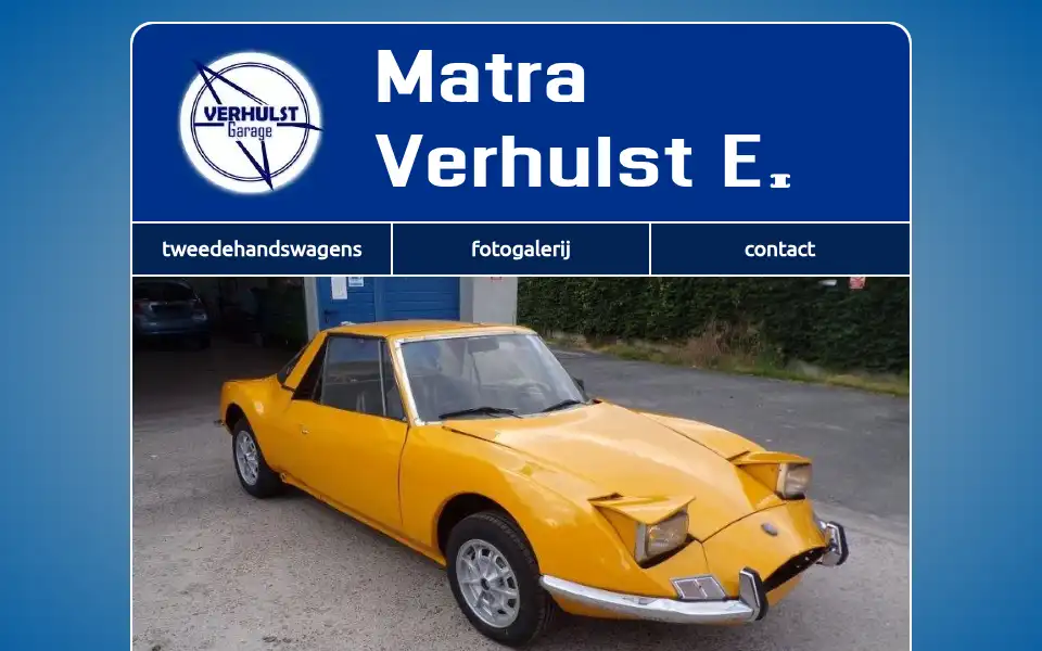 Screenshot of matraverhulst.be