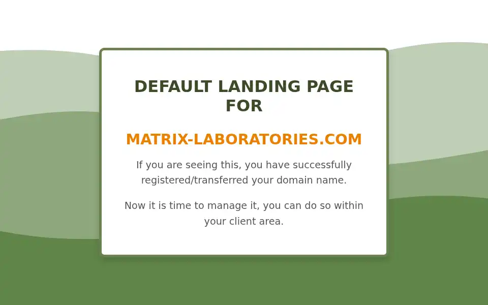 Screenshot of matrix-laboratories.com