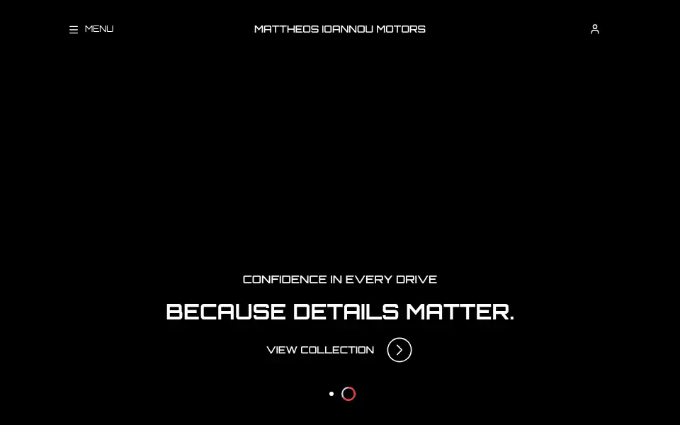 Screenshot of mattheosioannoumotors.com.cy