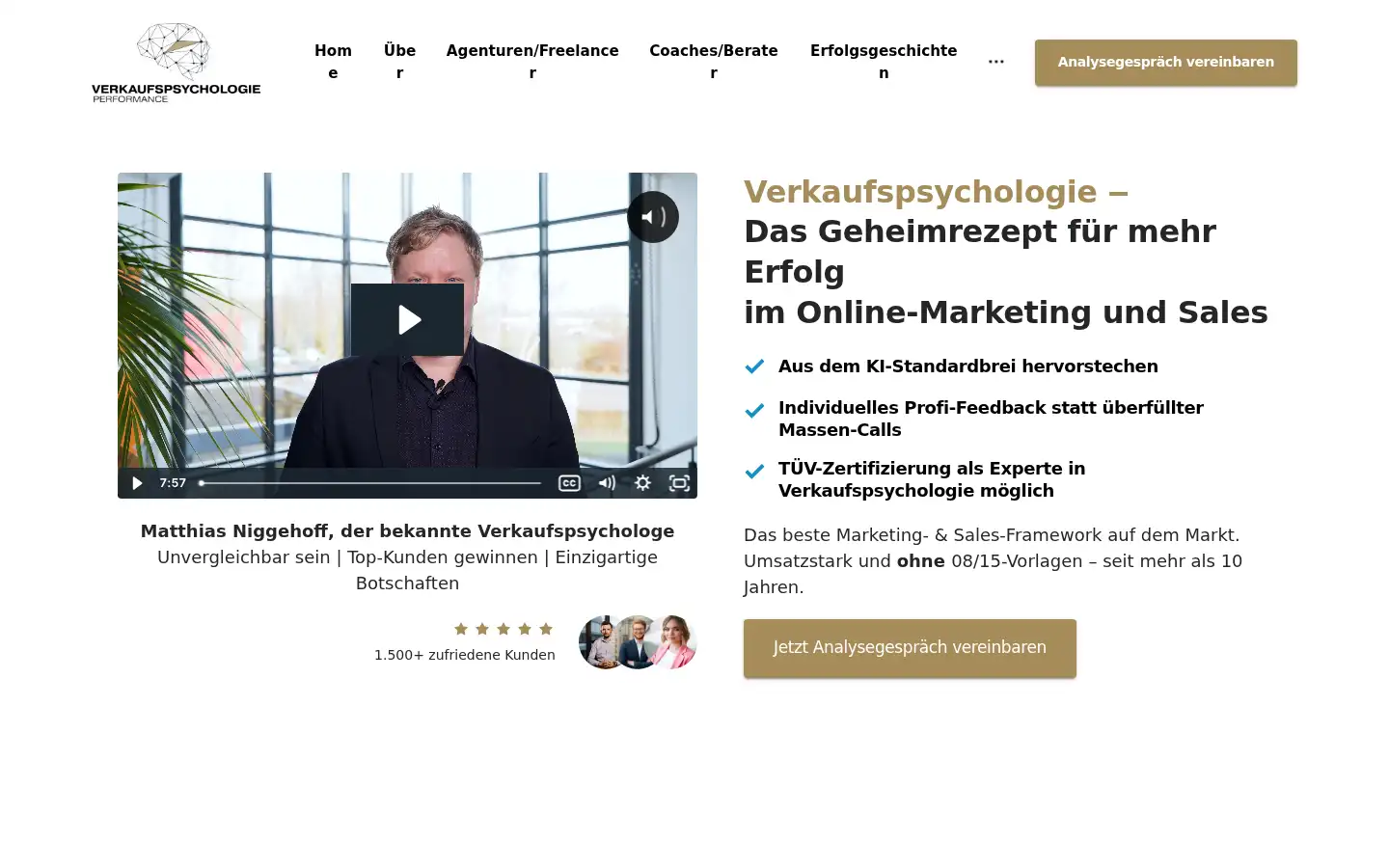 Screenshot of matthiasniggehoff.de