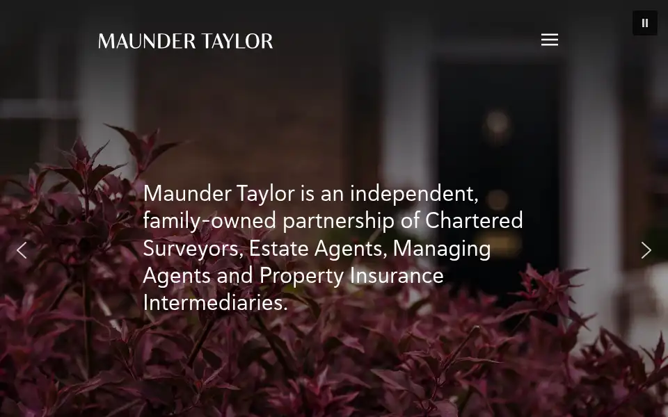 Screenshot of maundertaylor.co.uk