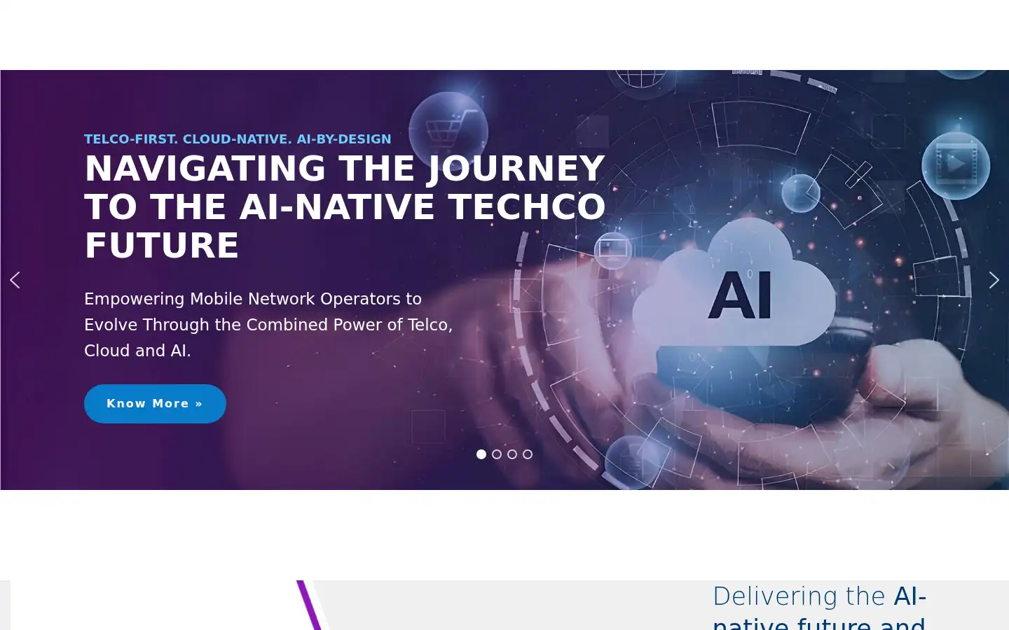 Screenshot of mavenir.com