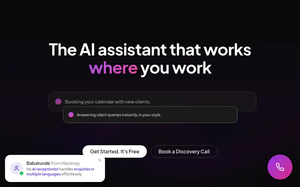 Screenshot of mavera.ai