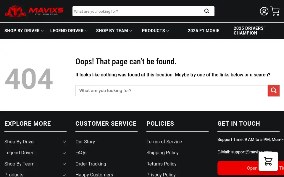 Screenshot of mavixs.com