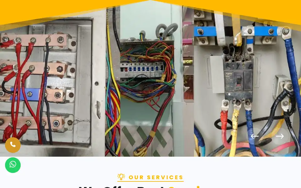 Screenshot of mawarelectricalservices.com