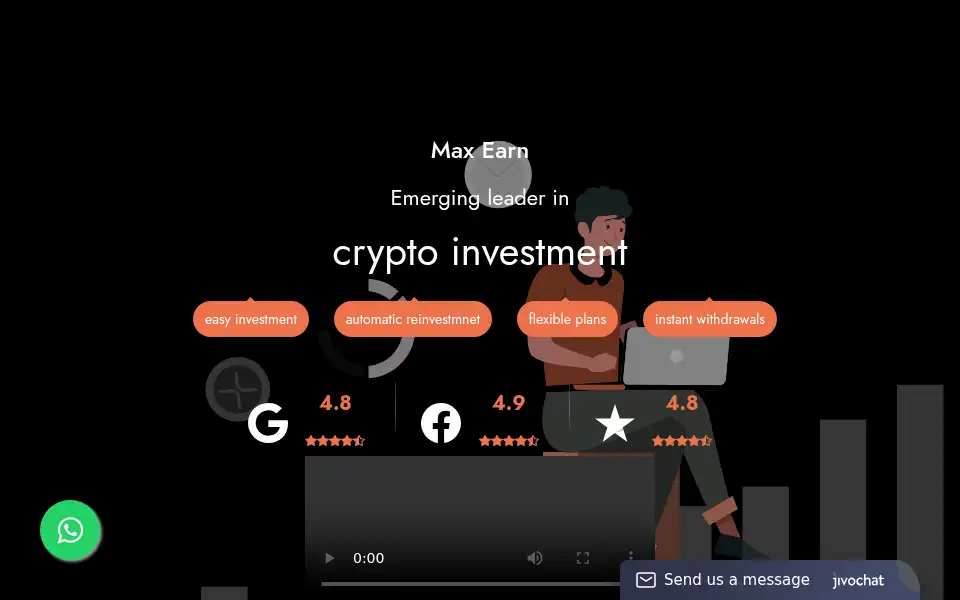 Screenshot of max-earn.com