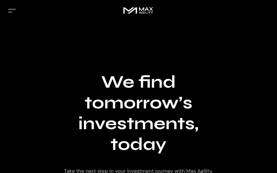 Screenshot of maxagility.co.za