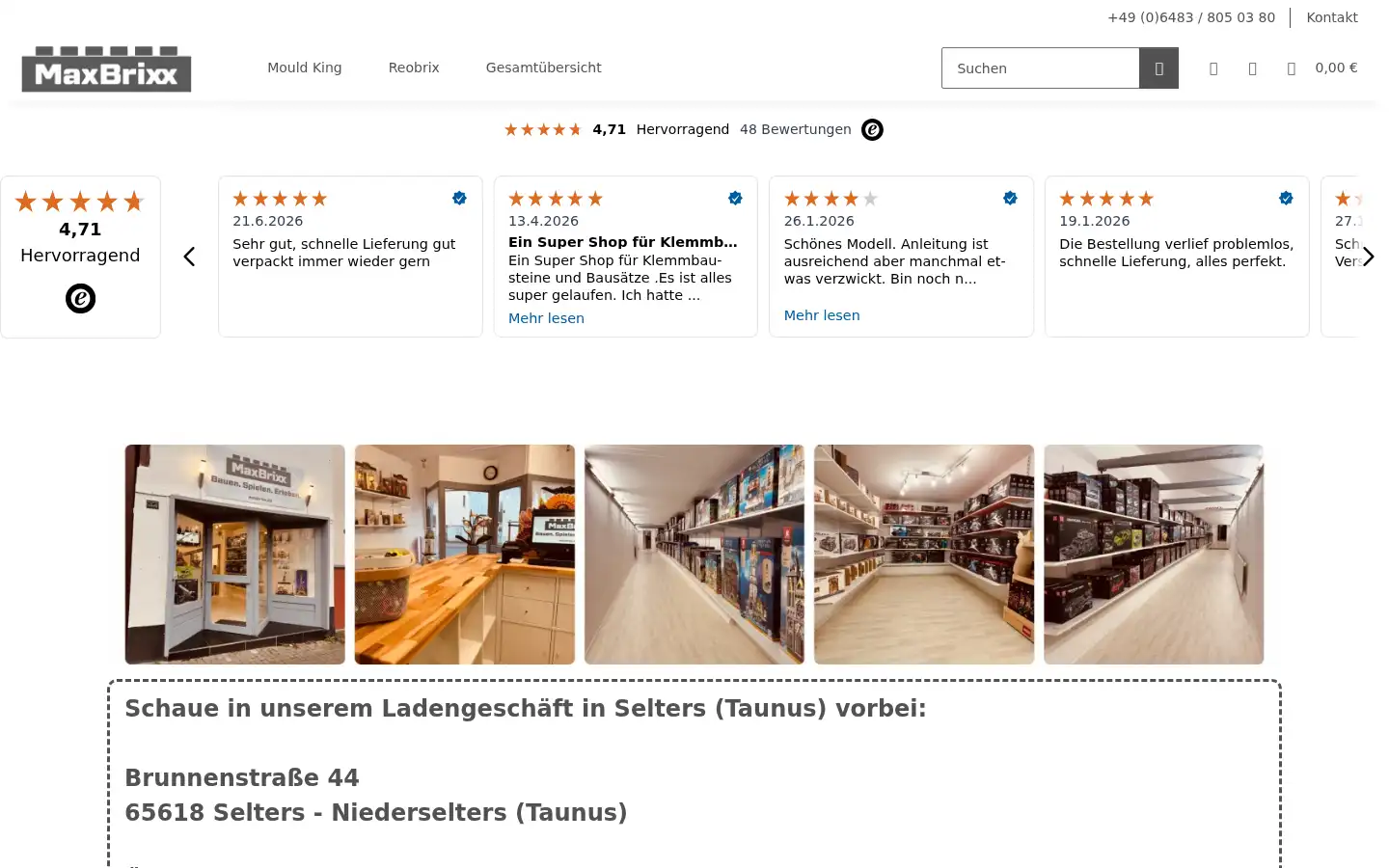 Screenshot of maxbrixx.de