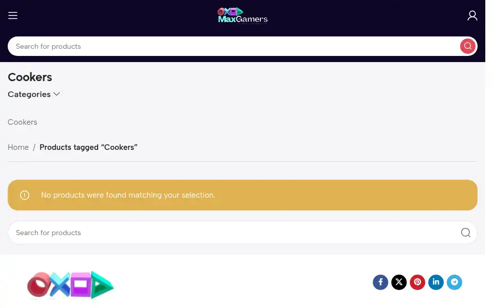 Screenshot of maxgamers.co.ke