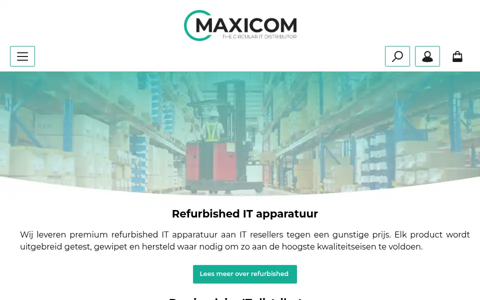 Screenshot of maxicom-it.com
