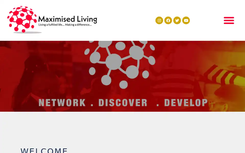 Screenshot of maximisedliving.com