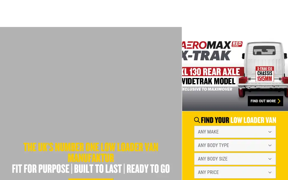 Screenshot of maximover.co.uk