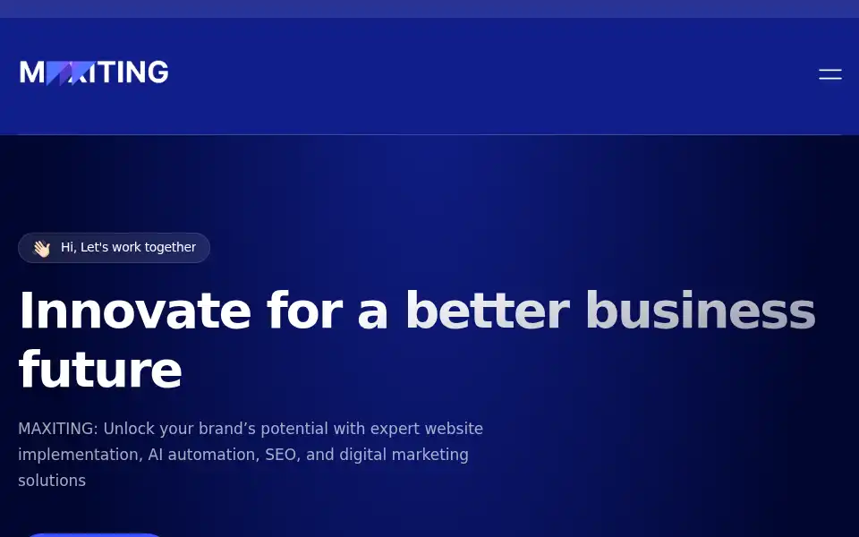 Screenshot of maxiting.nl