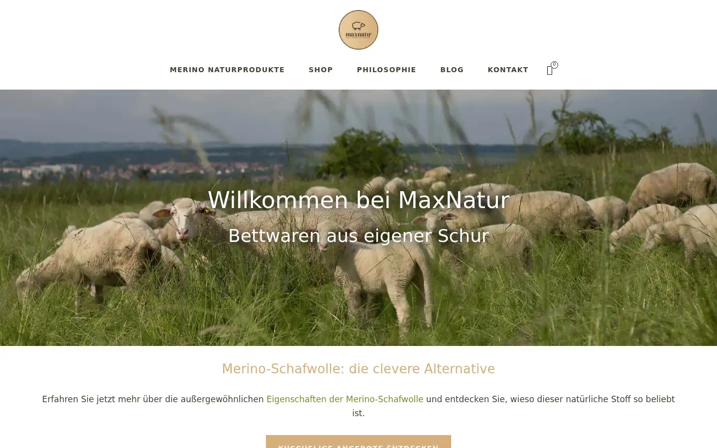 Screenshot of maxnatur.de
