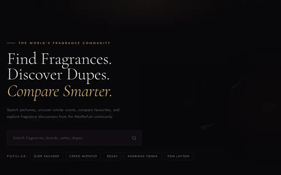 Screenshot of maxparfum.net