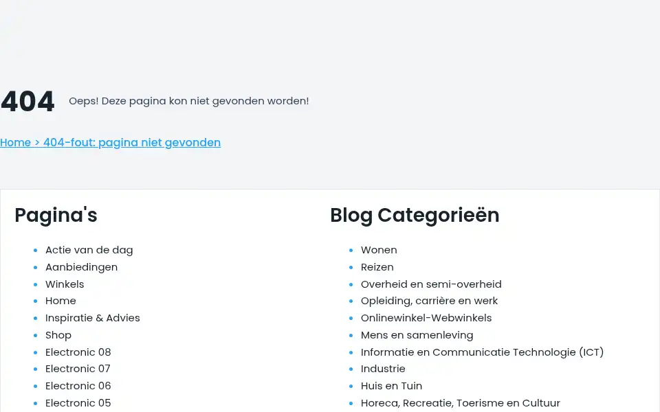 Screenshot of maxshopping.nl