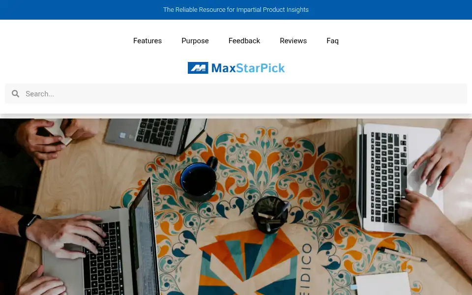 Screenshot of maxstarpick.com