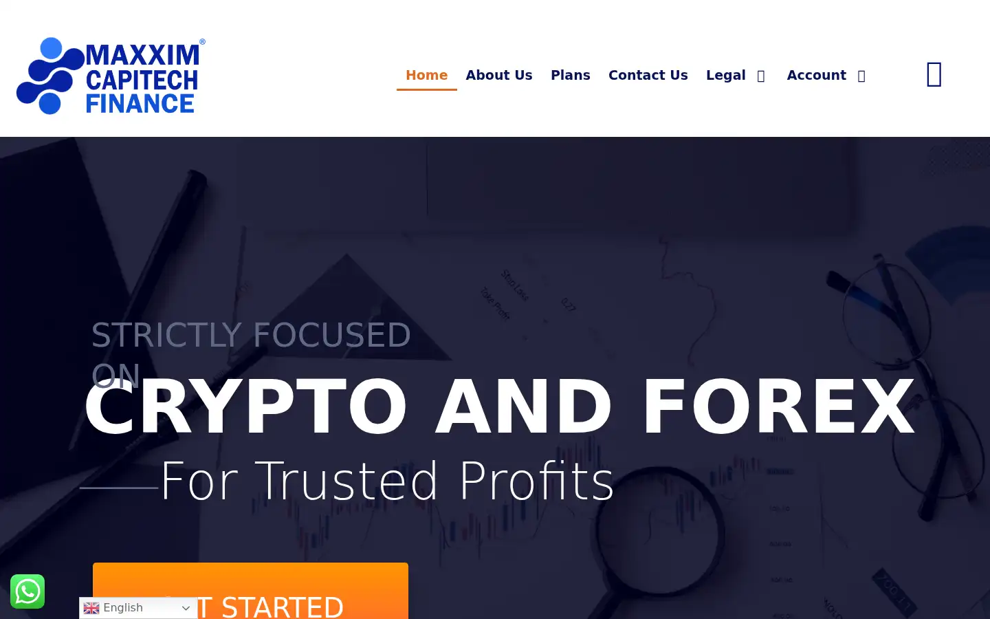 Screenshot of maxxim-capitechfinance.net