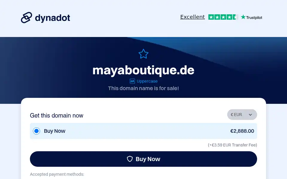 Screenshot of mayaboutique.de