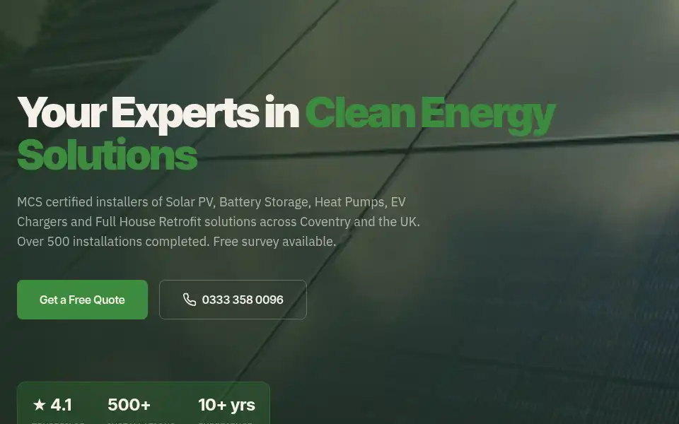 Screenshot of mayburyenergyservices.co.uk