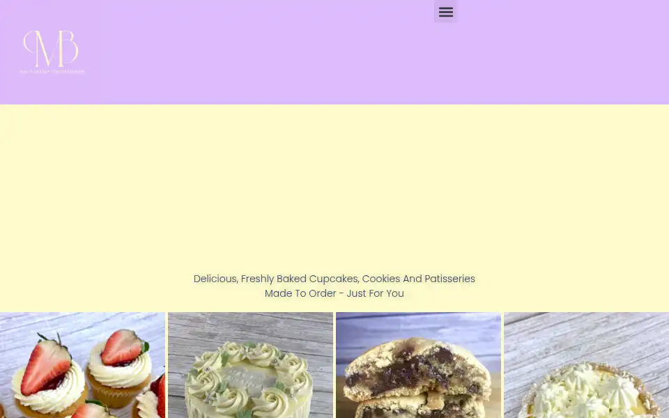 Screenshot of mayspatisserie.com