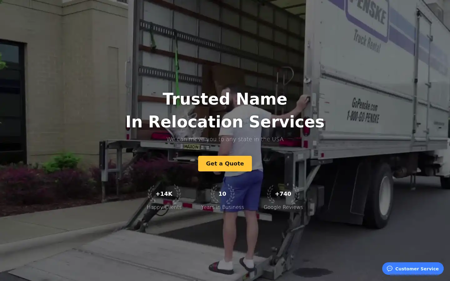 Screenshot of mayzlinrelocation.com