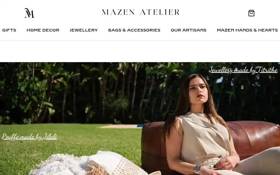 Screenshot of mazenatelier.com
