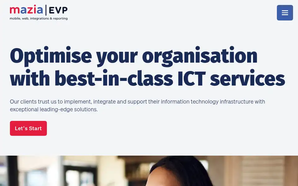 Screenshot of maziaevp.com