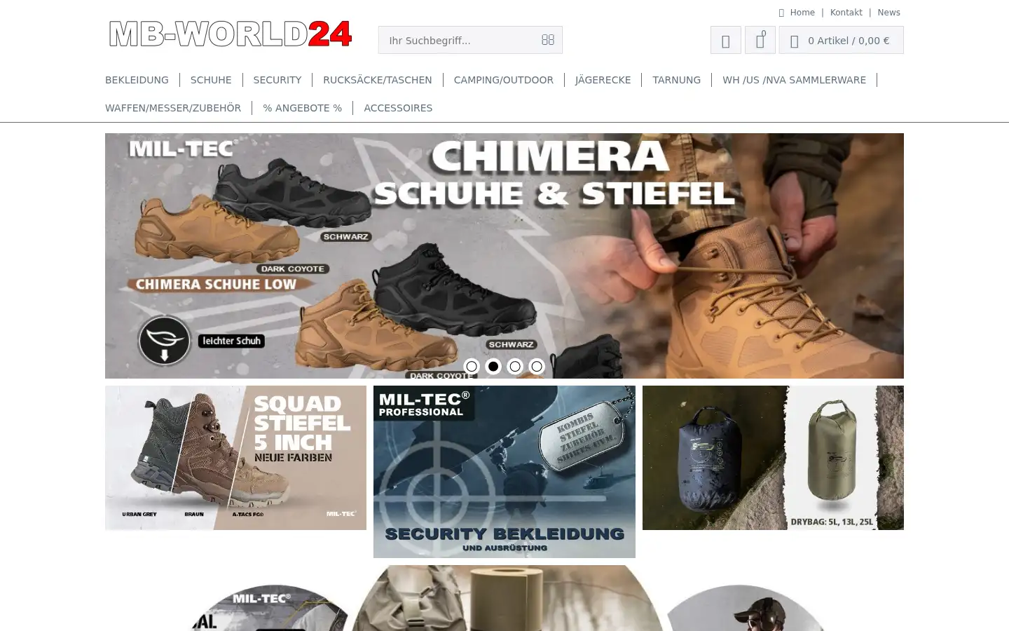 Screenshot of mb-world24.de