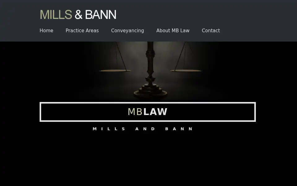 Screenshot of mblaw.co.uk